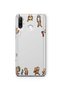 Huawei P30 Lite Compatible Monkeys Pattern Transparent Phone Case