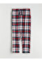 Standard Pattern Plaid Men's Pajama Bottom - 3