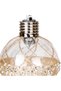 Christmas Ball, Gold - Illuminated, Pack of 2, 8 cm - 2