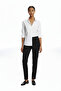 Skinny Leg Crepe Trousers