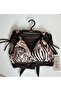 Tunnel Piped High Waist Slip Triangle Shaping / Sculpting Bikini Set - 4