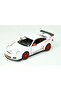 Pull and Drop 2010 Porsche 911 Gt3 Rs White 1/32 Model Car