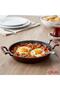 Cast Iron Round Frying Pan, One-Piece, Double Handles, Diameter (Ø) 16cm - Burgundy - 7