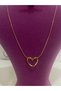 Women's Heart Knot Model Gold Silver Color Stainless Steel Necklace - 9