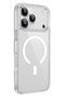 غطاء متوافق مع هاتف iPhone 17 Pro Max من TECHMRT غطاء Real Magsafe (131925) - شفاف
