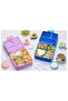 - Functional 3-4 Compartment Leakproof Lunchbox with Cutlery and Food Jar - Green Dino - 2