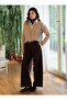Pearl Detailed Crew Neck Buttoned Knitwear Cardigan - Mink - - 2