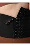 Tolfa Long Model Flexible Structure Waist Shaper Sports Corset Black Color - 3