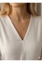 Women's Heart Knot Model Gold Silver Color Stainless Steel Necklace