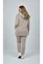 Women's Plus Size Long Sleeve Three Thread Sh Fleece-Lined Rubber Leggings Tracksuit Set 8230 - 3