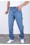 Men's Blue Baggy Jeans Wide Fit Comfortable Casual & Streetwear Denim Jeans - 2