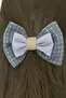 Blue Color Stone Detailed Ribbon Vending Machine Buckle - 3