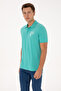 Men's Mint Regular Fit Polo Neck T-Shirt 50324903-Vr090 - 3