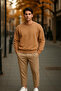 Men's Casual Basic Mink Loose Sweater - 4