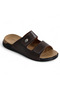 Orthopedic Men's Leather Slippers Suitable for Daily Use - 2