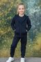Unisex Children Printed Hooded Zippered Tracksuit Set - 6