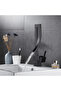 Matte Black Waterfall 360 Degree Swivel Square Basin Bathroom Sink Faucet - 3