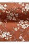Solina 100% Cotton Orange Floral Patterned Bed Sheet Fabric by the Meter Wide Width |   100-240 cm - 3