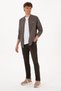 Men's Comfort Fit Zippered Mink Knitted Cardigan 50315612-Vr052 - 4