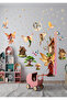 Fairy Themed Height Measuring Wall Sticker Set - Matte, Removable, Children's Room Decor