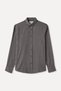 Men's Brown Regular Fit Plaid Long Sleeve Shirt - 4