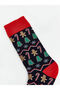 Giyçık Store's Navy Blue New Year Themed Men's Boxer Shorts and Socks - 4