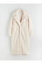 Xsideekru Jacket Collar Women's Plush Coat - 6