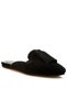 Women Tassel Detail Velvet Mules in Black