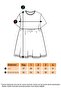 Girl's Printed Relax Fit Crew Neck Short Sleeve Dress - - 3