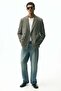 Relaxed Fit Wool-blend jacket
