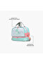 Dinosaur Print Double Layer Lunch Bag with Zip Closure - 6