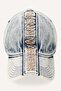 Motif-detail denim cap - 5