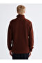 Zippered Stand Collar Men's Knitwear Sweater - 4