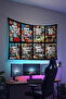 Gta Printed Wall Covering – Gamer-Themed, High-Quality Fabric, Tapestry Wall Carpet