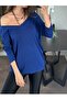 Back and Front V-Neck Casual Bluse - 2