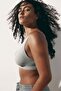 Padded soft microfibre bra