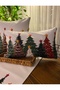 H1264-3050 Colorful Pine Trees-Cushion-Cover - 3