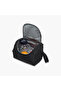 Textured Insulated Lunch Bag with Carry Handle and Zip Closure - 7