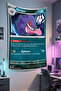 Pokemon Printed Wall Covering – Animated Theme, High-Quality Fabric, Tapestry Wall Carpet