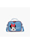 Minnie Mouse Print Lunch Bag with Zip Closure