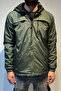 Men's Hooded Pocket Detailed Fleece Lined Winter Coat 2540 Khaki - 2
