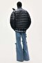 Boning-detail puffer jacket - 5