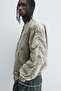 Loose Fit Washed bomber jacket - 4