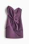 Knot-detail bandeau dress