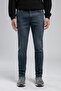 Jack men's slim fit high waist skinny jeans blue - 2