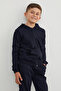 Hooded Zippered Unisex Kids Tracksuit Set - 2