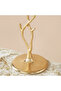 Round Metal Top Accent Table - 30x30x55 cms - 4