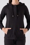Women's Hooded Long Sleeve Winter Super Soft Fabric Tight Leggings Top and Bottom Set - 3