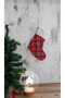 Home New Year Stocking Accessory (Plaid)