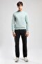 Harry Men's Straight Regular Cut Regular Waist Straight Leg Jean Trousers Black